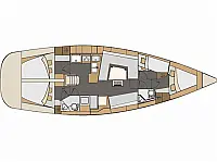 Elan 45 Impression - Layout image