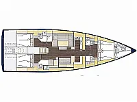 Bavaria C57 - Layout image