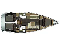 Dufour 382 GL - Layout image