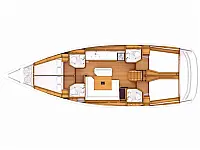 Sun Odyssey 479 - Layout image