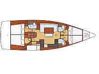 Oceanis 48 - Layout image