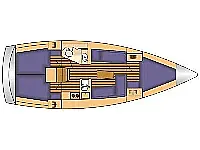 Bavaria Cruiser 37 - Layout image