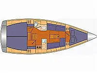 Bavaria Cruiser 34-3 - Layout image