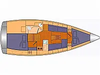 Bavaria Cruiser 34-2 - Layout image