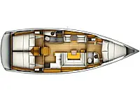 Sun Odyssey 419 - Layout image