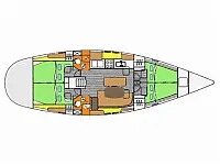 Oceanis 461 - Layout image