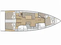 Oceanis 40.1 - Layout image