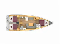 Bavaria C 42 - Layout image