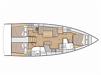 Oceanis 40.1 - Layout image