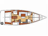 Oceanis 48 - Layout image