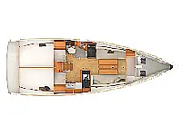 Sun Odyssey 349 - Layout image