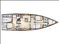 Jeanneau 60 - Layout image