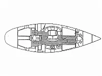 Sun Odyssey 47 - Layout image