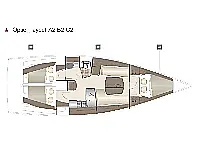 Dehler 38 SQ - Layout image