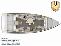 Dufour 44 Grand Large - Layout image