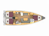 Bavaria C42  - Layout image