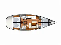 Sun Odyssey 44 i - Layout image