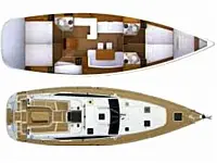 Jeanneau 53 - Layout image