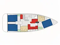 Sun Odyssey 410 - Layout image