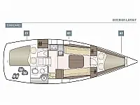 Dehler 32 - Layout image