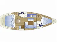 Bavaria Cruiser 40 - Layout image