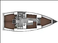 Bavaria 37 Cruiser - Layout image