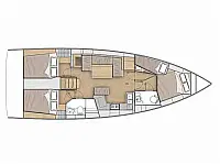 Oceanis 40.1 - Layout image