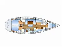 Bavaria Cruiser 50 - Layout image