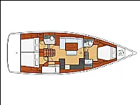 Oceanis 48 OW. - Layout image