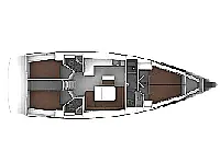 Bavaria Cruiser 46 - Layout image