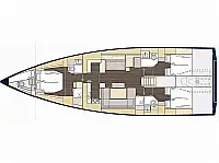 Bavaria C57 - Layout image