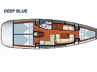 JEANNEAU SUN ODYSSEY 37  - Layout image