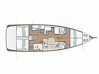 Sun Odyssey 49 - Layout image