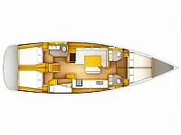 Sun Odyssey 51.9 - Layout image