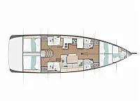 Sun Odyssey 490 - Layout image