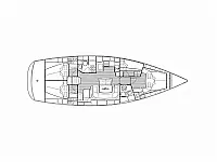 Bavaria 46 Cruiser - Layout image