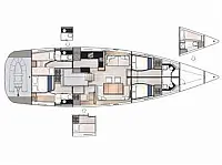 Jeanneau 65 - Layout image