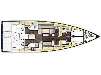 Bavaria C57 /5cab - Layout image