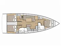 Oceanis 40.1 - Layout image