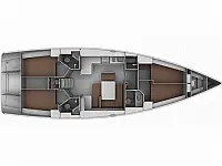 Bavaria Cruiser 45 - Layout image