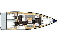 Bavaria C45 Holiday /5cab - Layout image