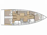 Oceanis 40.1 - Layout image