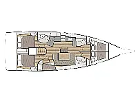 Oceanis 46.1 - Layout image