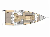 Oceanis 34.1 - Layout image