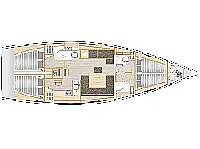 Hanse 458 - Layout image