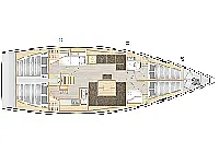 Hanse 458 - Layout image