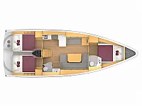 Bavaria C42 Style - Layout image