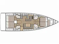 Oceanis 51.1 - Layout image