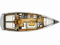 Sun Odyssey 419 - Layout image