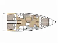 Oceanis 40.1 - Layout image